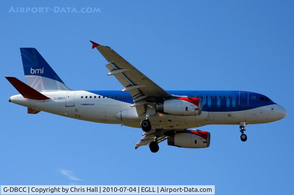 G-DBCC, 2004 Airbus A319-131 C/N 2194, BMI British Midland