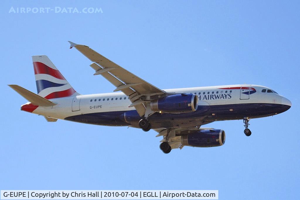G-EUPE, 2000 Airbus A319-131 C/N 1193, British Airways