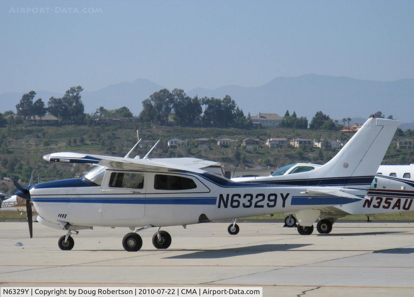 N6329Y, 1981 Cessna T210N Turbo Centurion C/N 21064339, 1981 Cessna T210N Turbo CENTURION, Continental TSIO-520-R 310 Hp