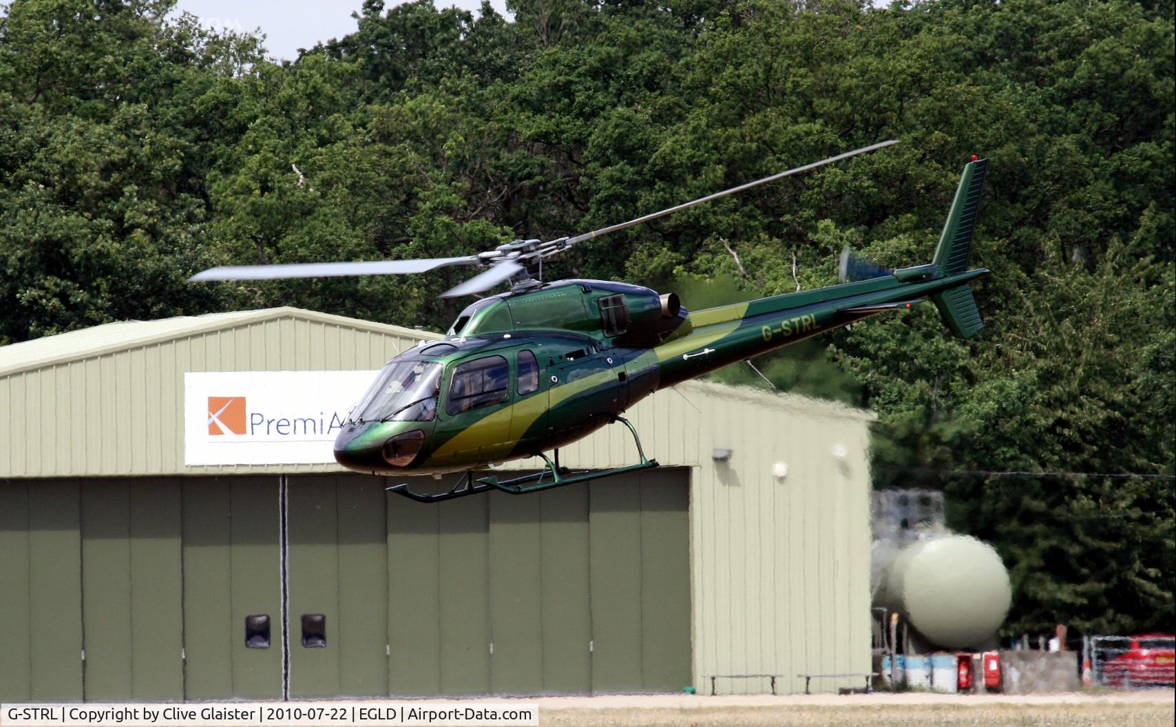 G-STRL, 2004 Eurocopter AS-355N Ecureuil 2 C/N 5733, Departing for Northolt (EGWU)