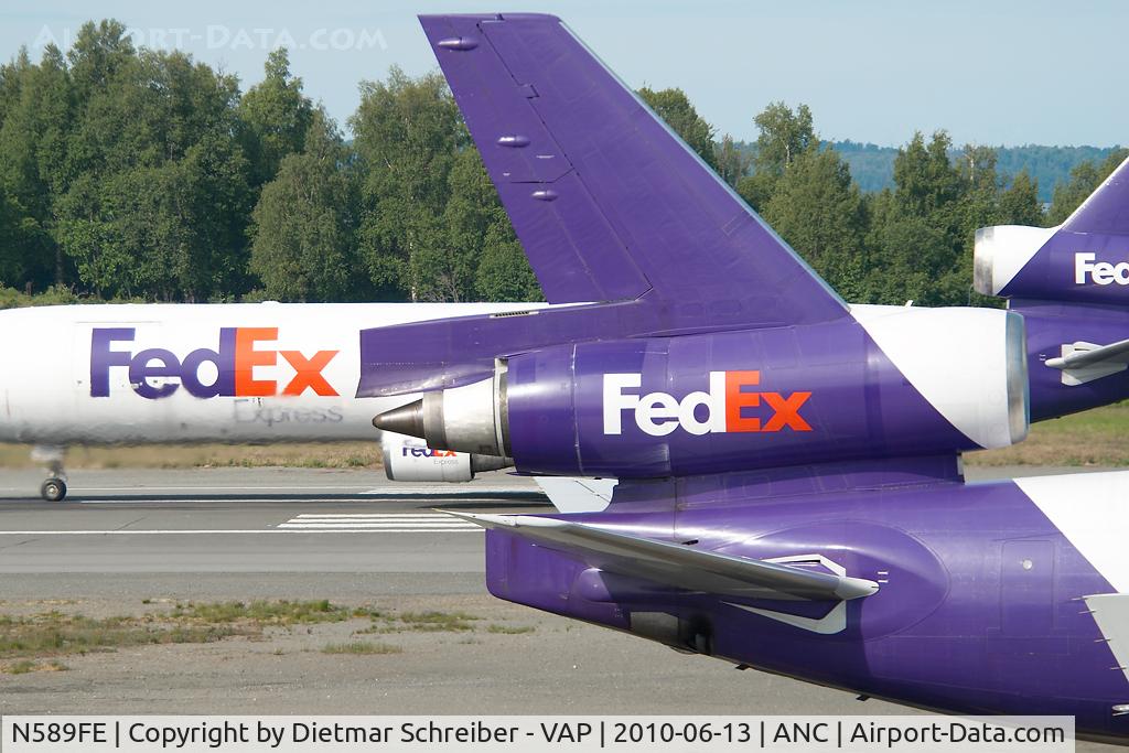 N589FE, 1992 McDonnell Douglas MD-11F C/N 48491, Fedex MD11