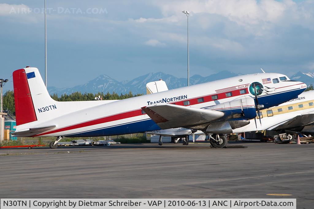 N30TN, 1940 Douglas Super DC-3S (Super DC-3) C/N 43159, Trans Northern DC3 (C117)