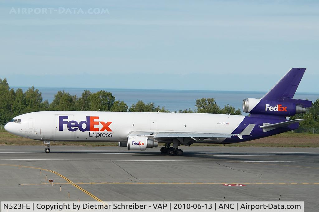 N523FE, 1993 McDonnell Douglas MD-11F C/N 48479, fedex MD11