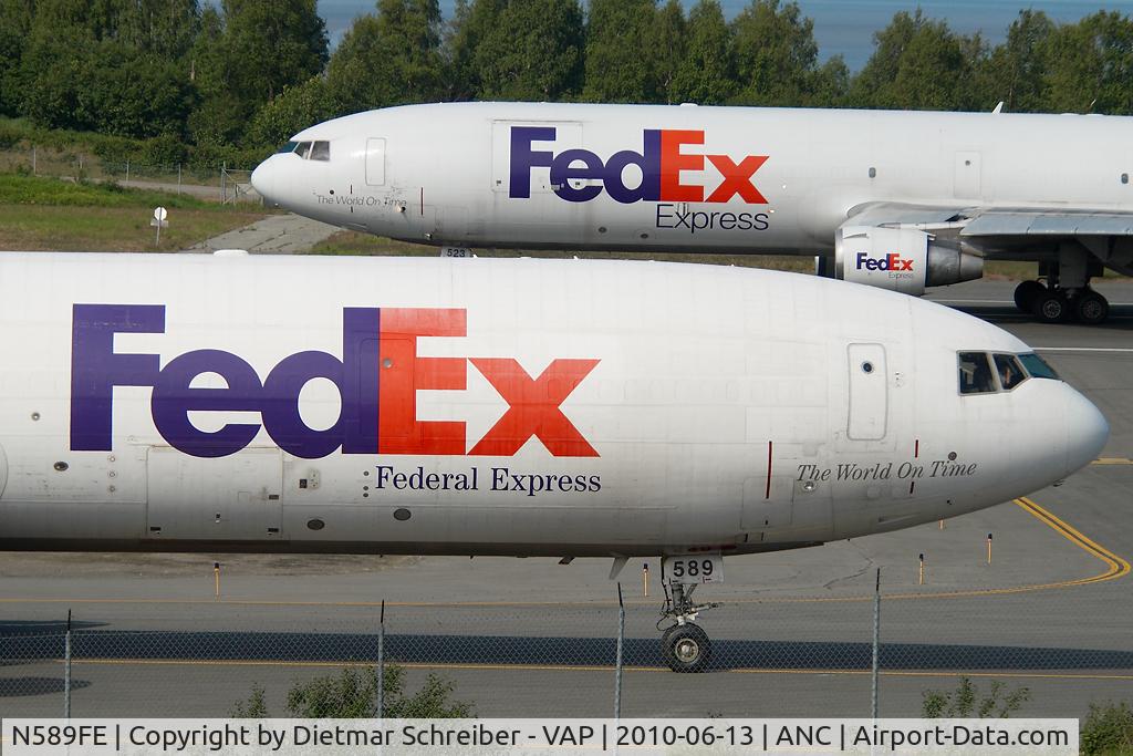N589FE, 1992 McDonnell Douglas MD-11F C/N 48491, Fedex MD11