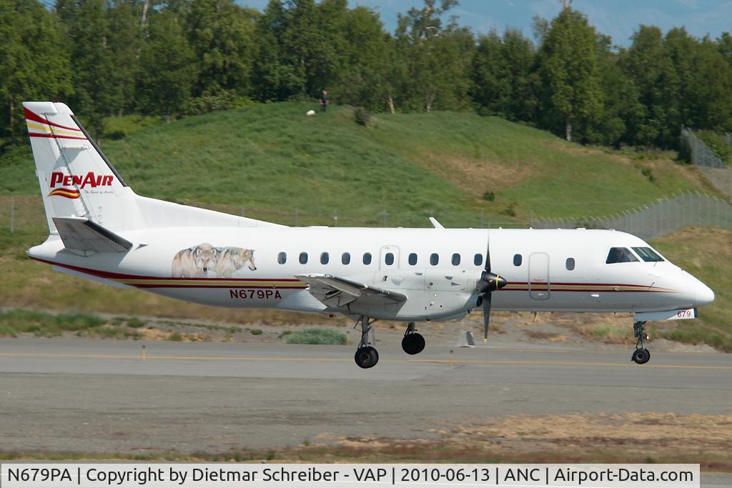 N679PA, 1993 Saab 340B C/N 340B-345, Pen Air Saab 340