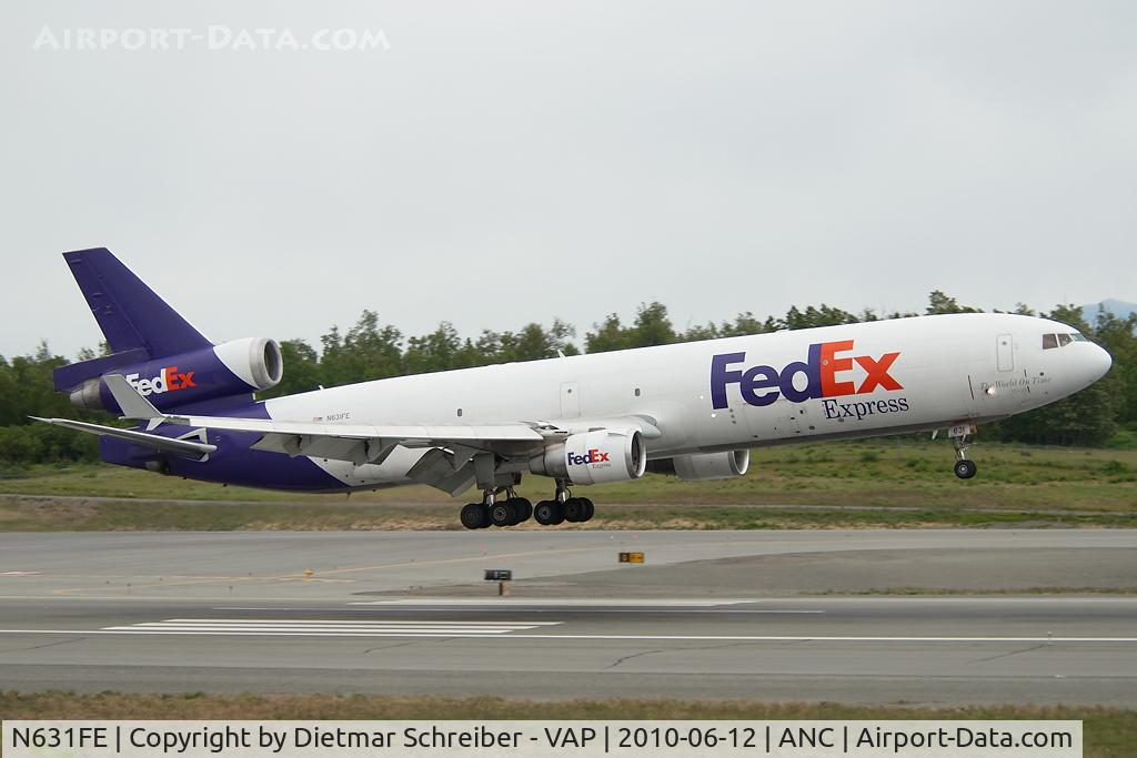N631FE, 1991 McDonnell Douglas MD-11F C/N 48454, Fedex MD11