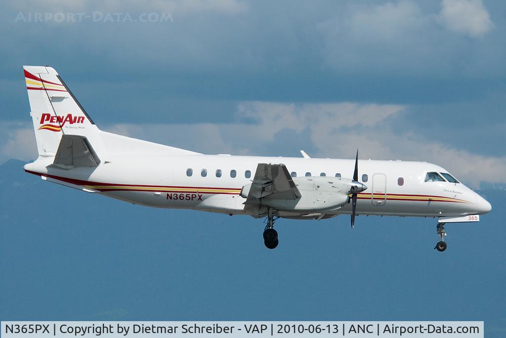 N365PX, 1991 Saab 340B C/N 340B-265, Pen Air Saab 340