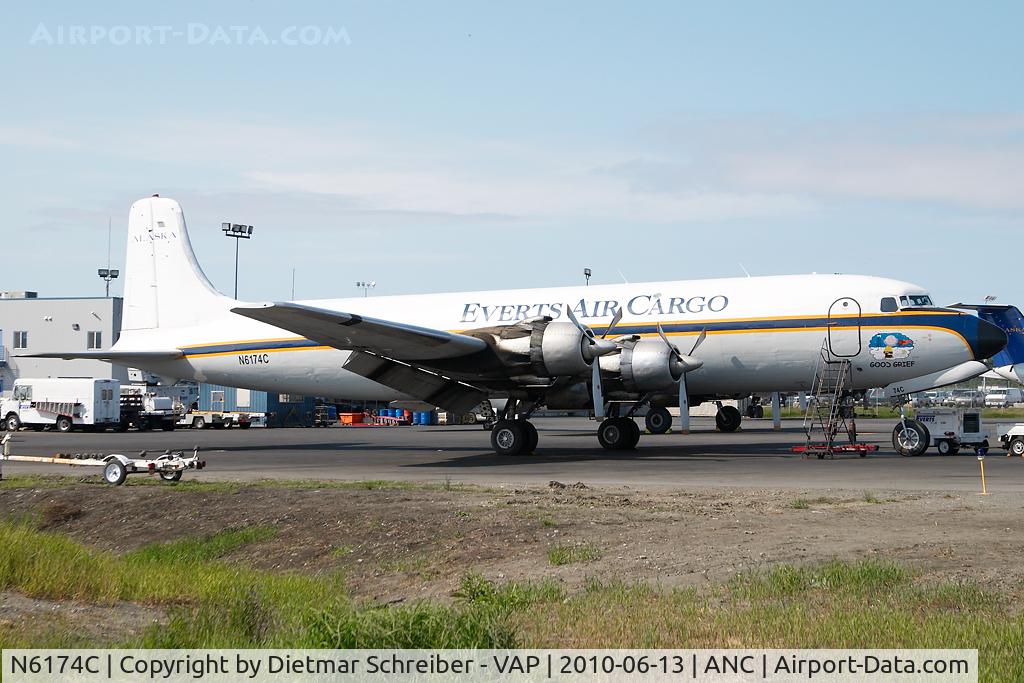 N6174C, 1954 Douglas DC-6A C/N 44075, Everts DC6