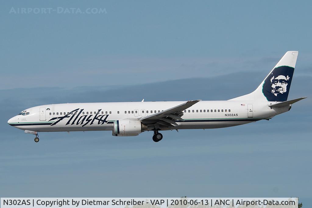 N302AS, 2003 Boeing 737-990 C/N 30017, Alaska Airlines Boeing 737-900