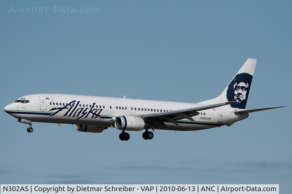 N302AS, 2003 Boeing 737-990 C/N 30017, Alaska Airlines Boeing 737-900