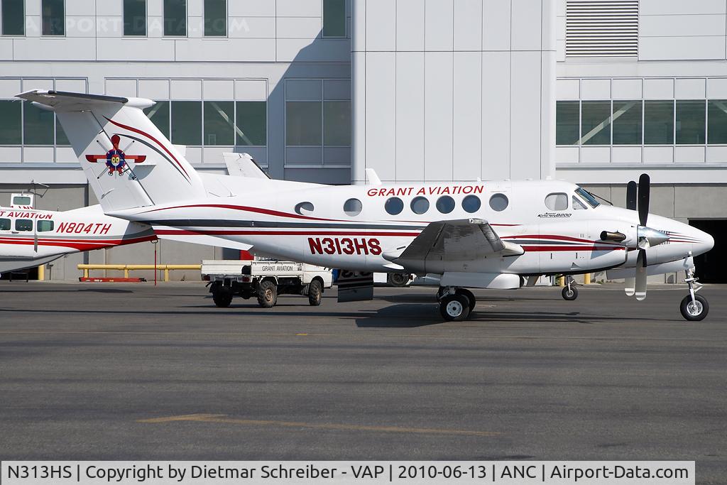 N313HS, 1988 Beech B200 King Air C/N BB-1300, Grant Aviation Beech 200