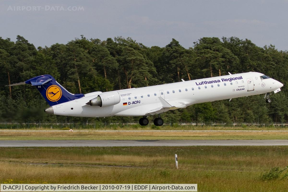 D-ACPJ, Canadair CRJ-701ER (CL-600-2C10) Regional Jet C/N 10040, lift off RW18W