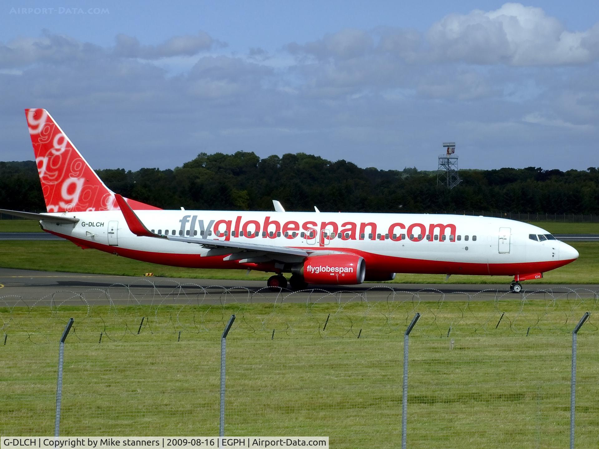 G-DLCH, 2005 Boeing 737-8Q8 C/N 30040, globespan arrives at EDI