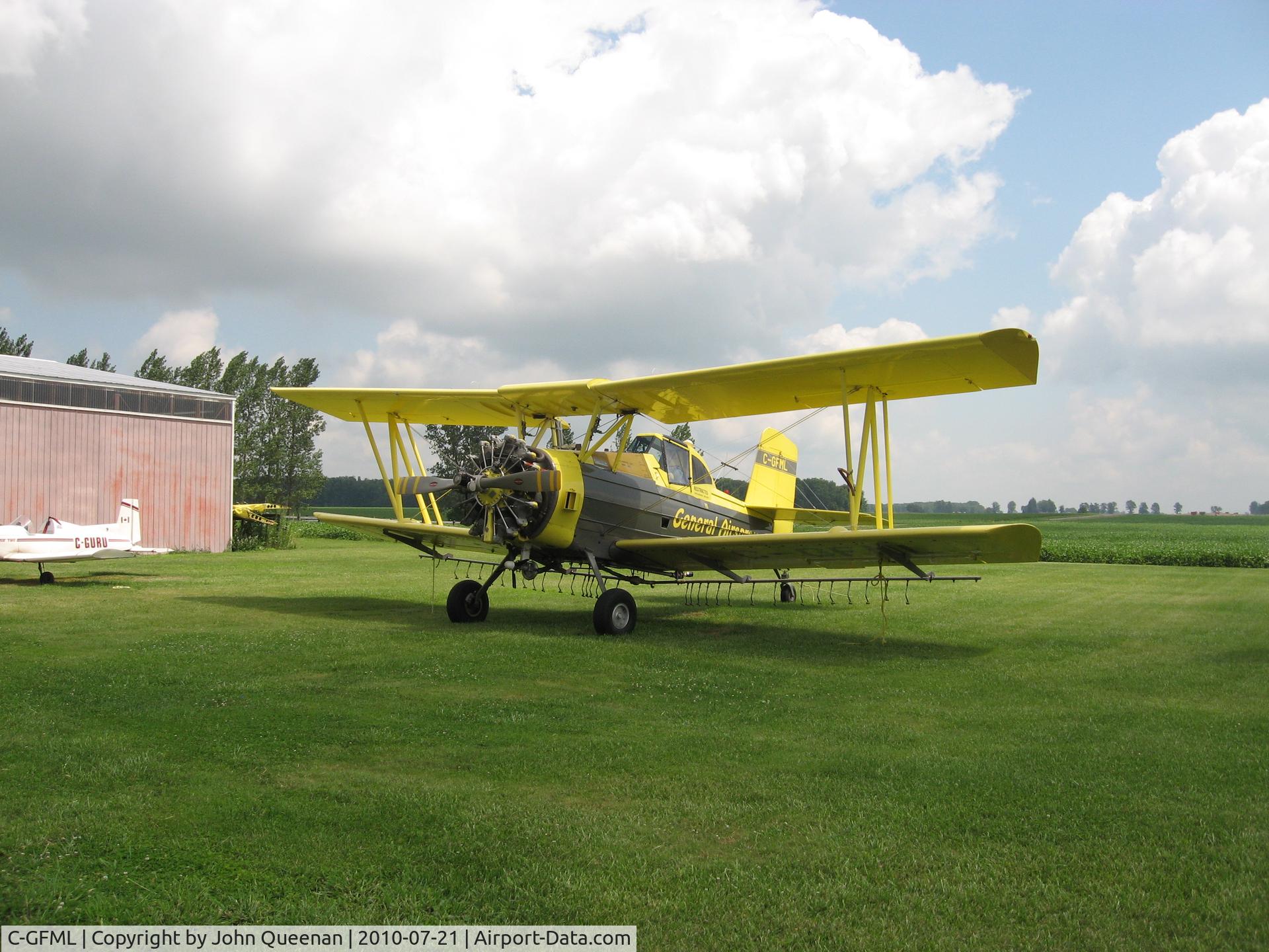 C-GFML, 1975 Schweizer G-164A C/N 1493, Crop Duster. Lucan. Ontario. Canada.