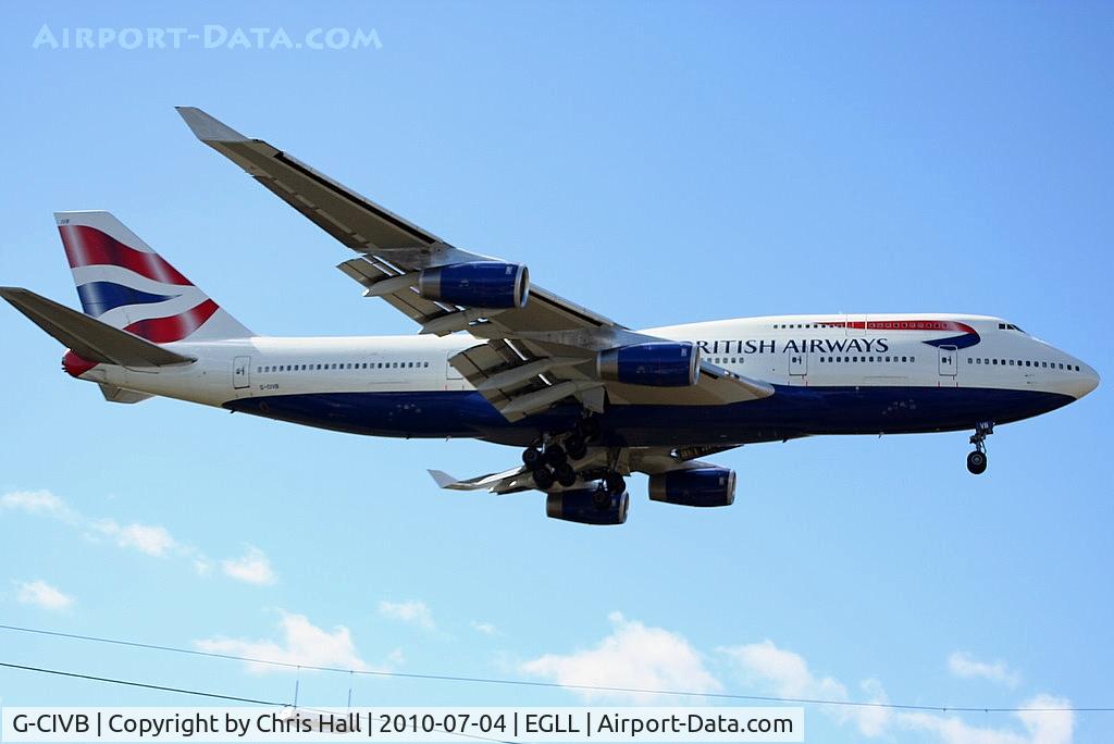 G-CIVB, 1994 Boeing 747-436 C/N 25811, British Airways