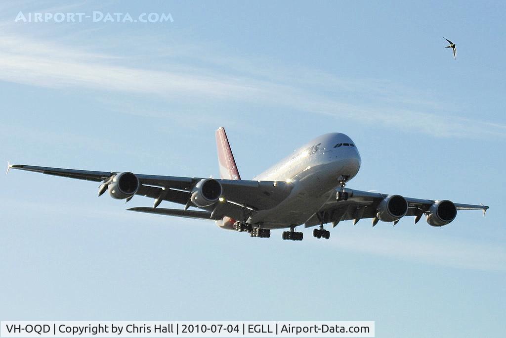 VH-OQD, 2008 Airbus A380-842 C/N 026, Qantas