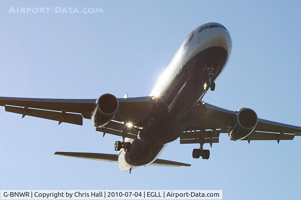 G-BNWR, 1992 Boeing 767-336 C/N 25732, British Airways