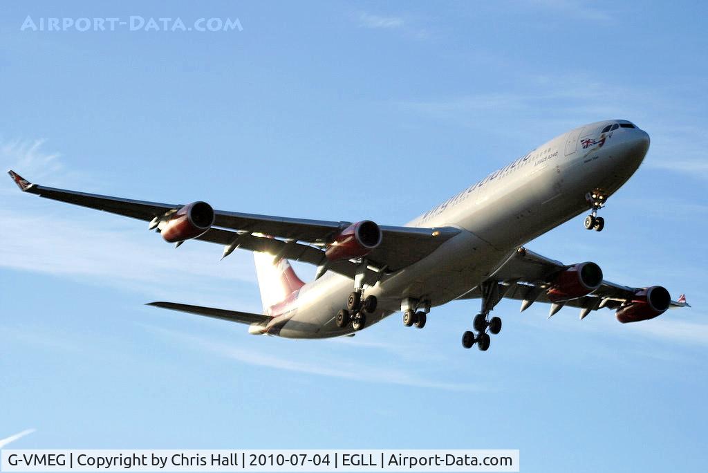 G-VMEG, 2002 Airbus A340-642 C/N 391, Virgin Atlantic Airways