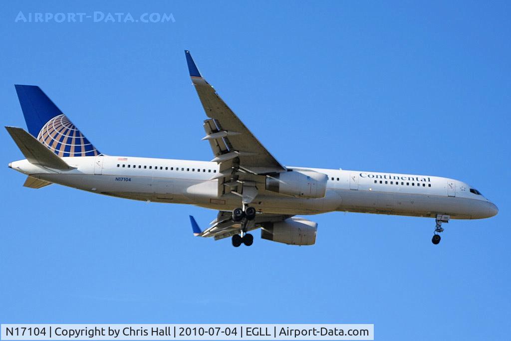N17104, 1994 Boeing 757-224 C/N 27294, Continental Airlines