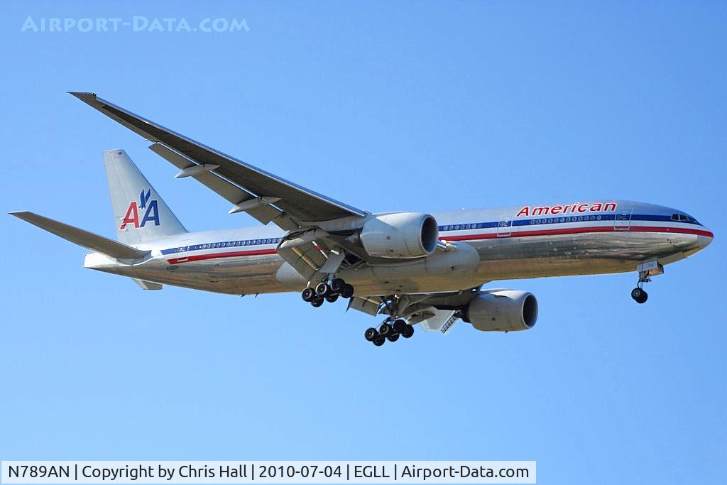 N789AN, 2000 Boeing 777-223 C/N 30252, American Airlines