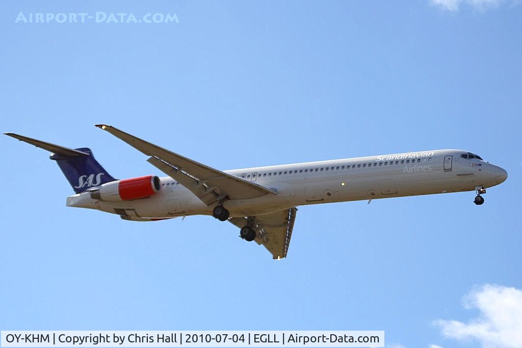 OY-KHM, 1990 McDonnell Douglas MD-82 (DC-9-82) C/N 49914, Scandinavian
