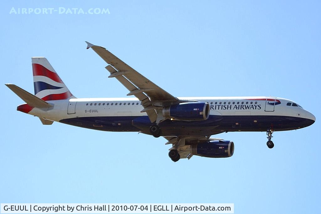 G-EUUL, 2002 Airbus A320-232 C/N 1708, British Airways