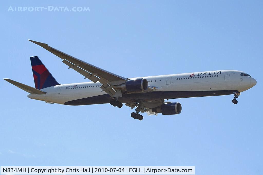 N834MH, 2000 Boeing 767-432/ER C/N 29707, Delta Airlines