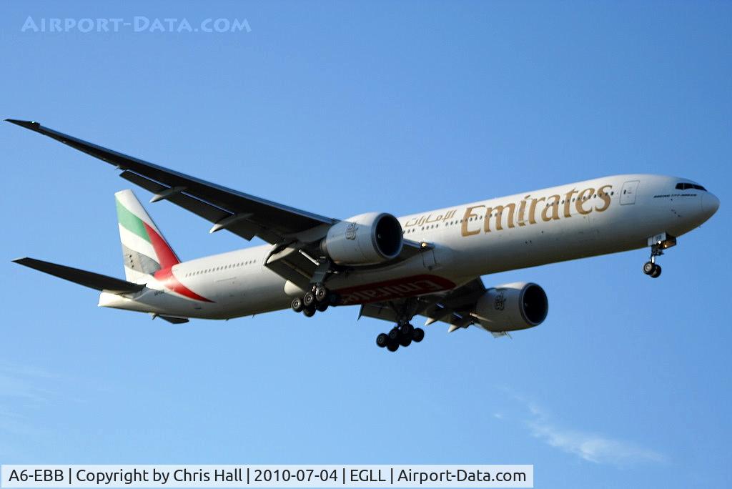 A6-EBB, 2005 Boeing 777-36N/ER C/N 32789, Emirates