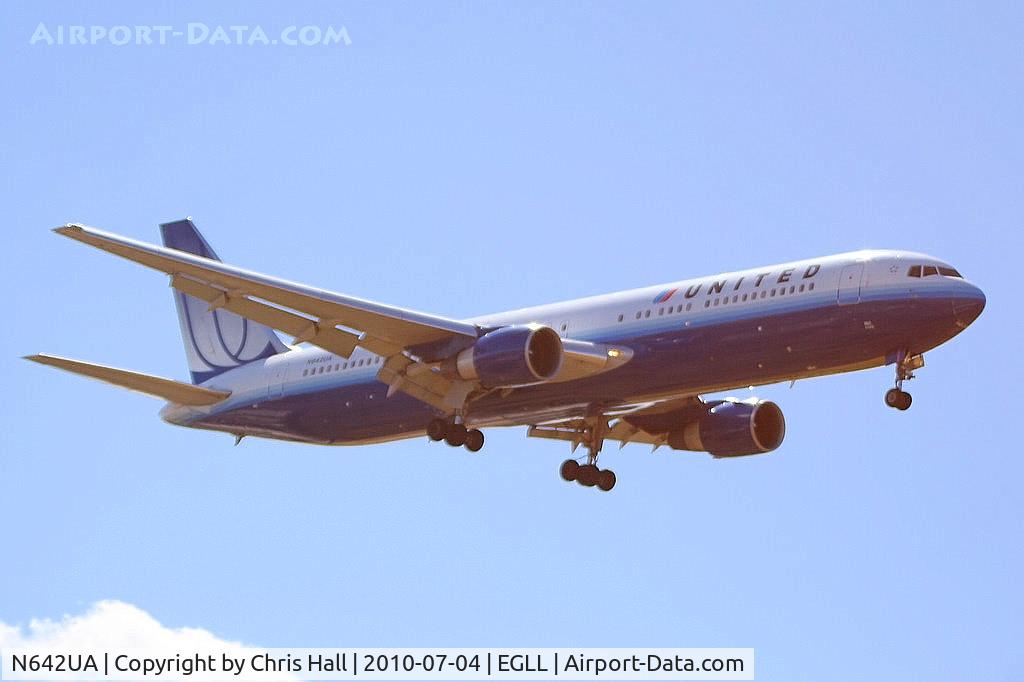 N642UA, 1991 Boeing 767-322 C/N 25092, United Airlines