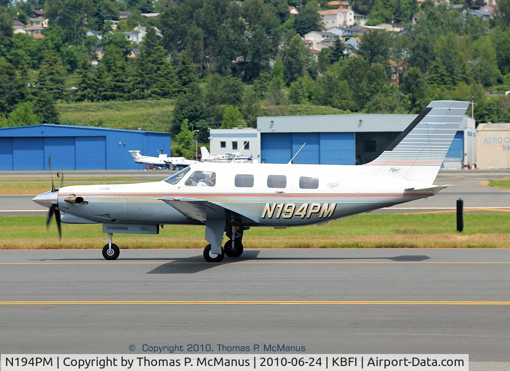 N194PM, 1993 Piper PA-46-350P Malibu Mirage C/N 4622146, Boeing Field, KBFI, 24 June 2010