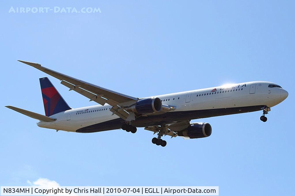 N834MH, 2000 Boeing 767-432/ER C/N 29707, Delta Airlines