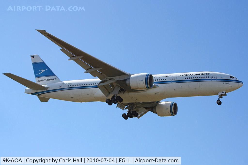 9K-AOA, 1998 Boeing 777-269/ER C/N 28743, Kuwait Airways