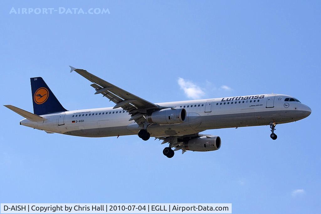 D-AISH, 2007 Airbus A321-231 C/N 3265, Lufthansa