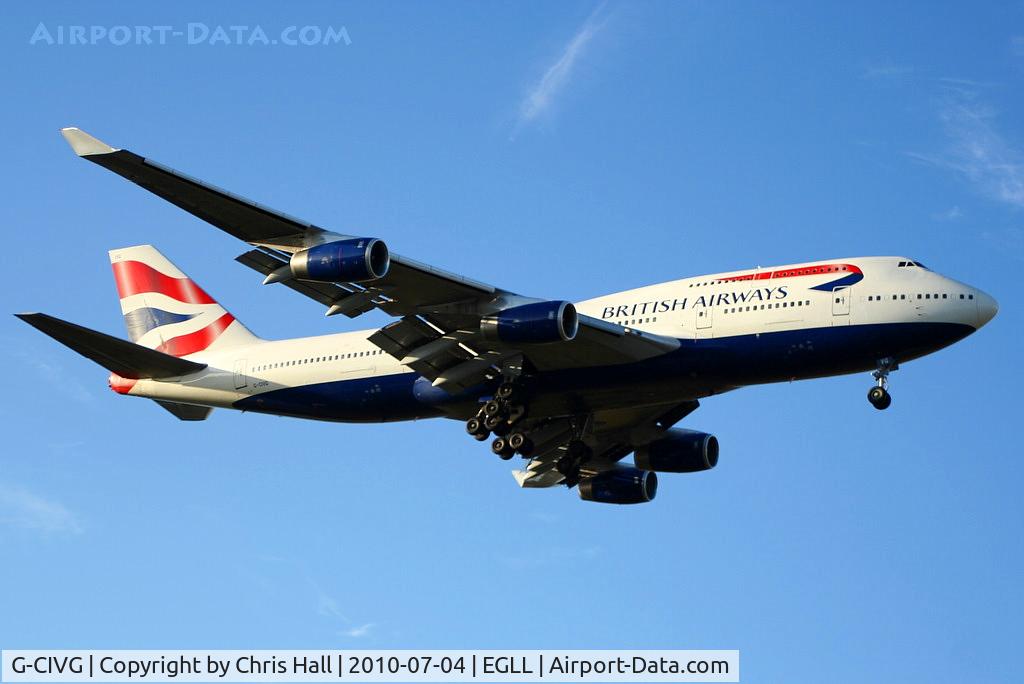 G-CIVG, 1995 Boeing 747-436 C/N 25813, British Airways