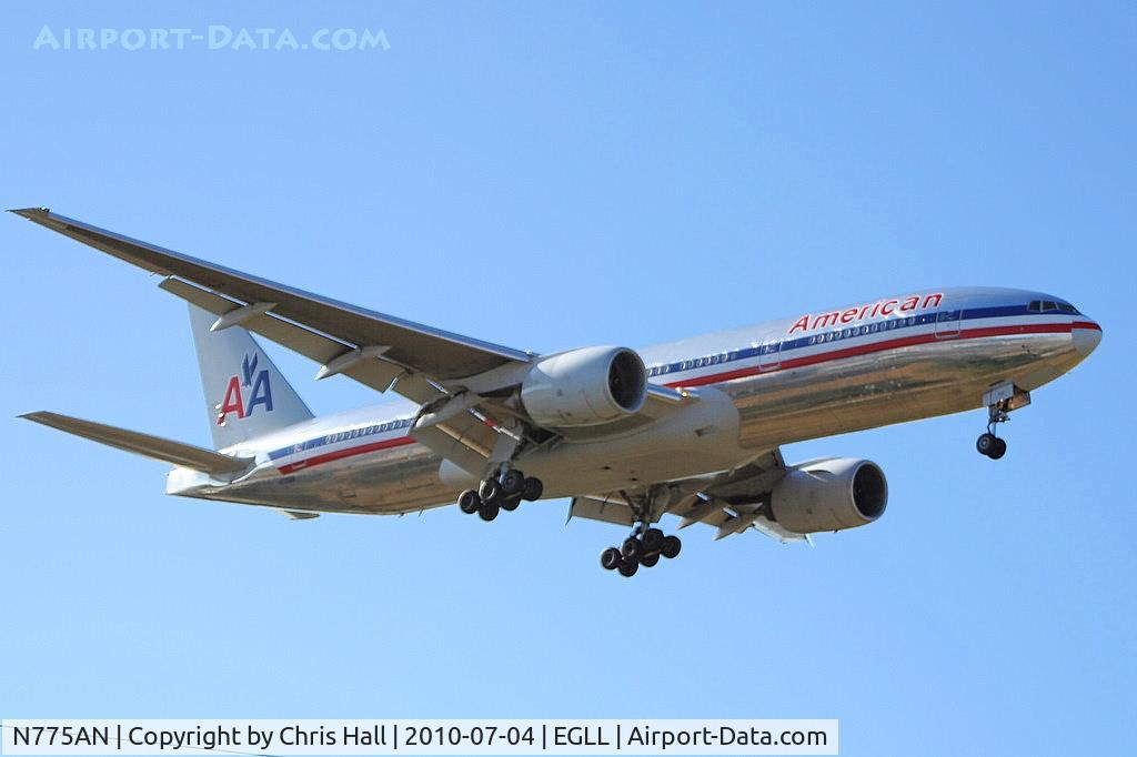 N775AN, 1999 Boeing 777-223 C/N 29584, American Airlines