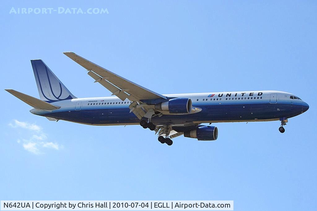 N642UA, 1991 Boeing 767-322 C/N 25092, United Airlines