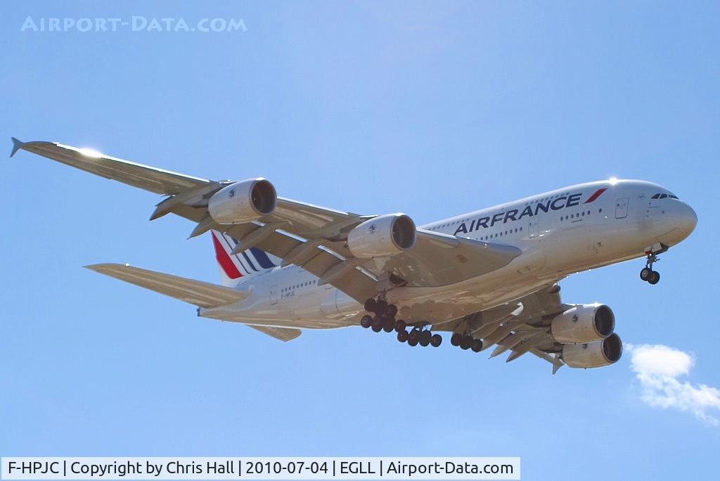 F-HPJC, 2009 Airbus A380-861 C/N 043, Air France