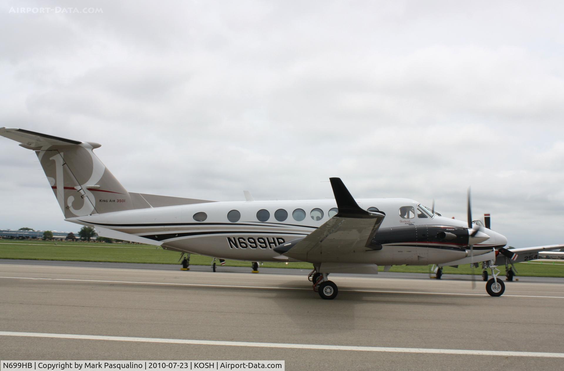 N699HB, 2010 Hawker Beechcraft 350 Super King Air (B300) C/N FL-699, Beech 350