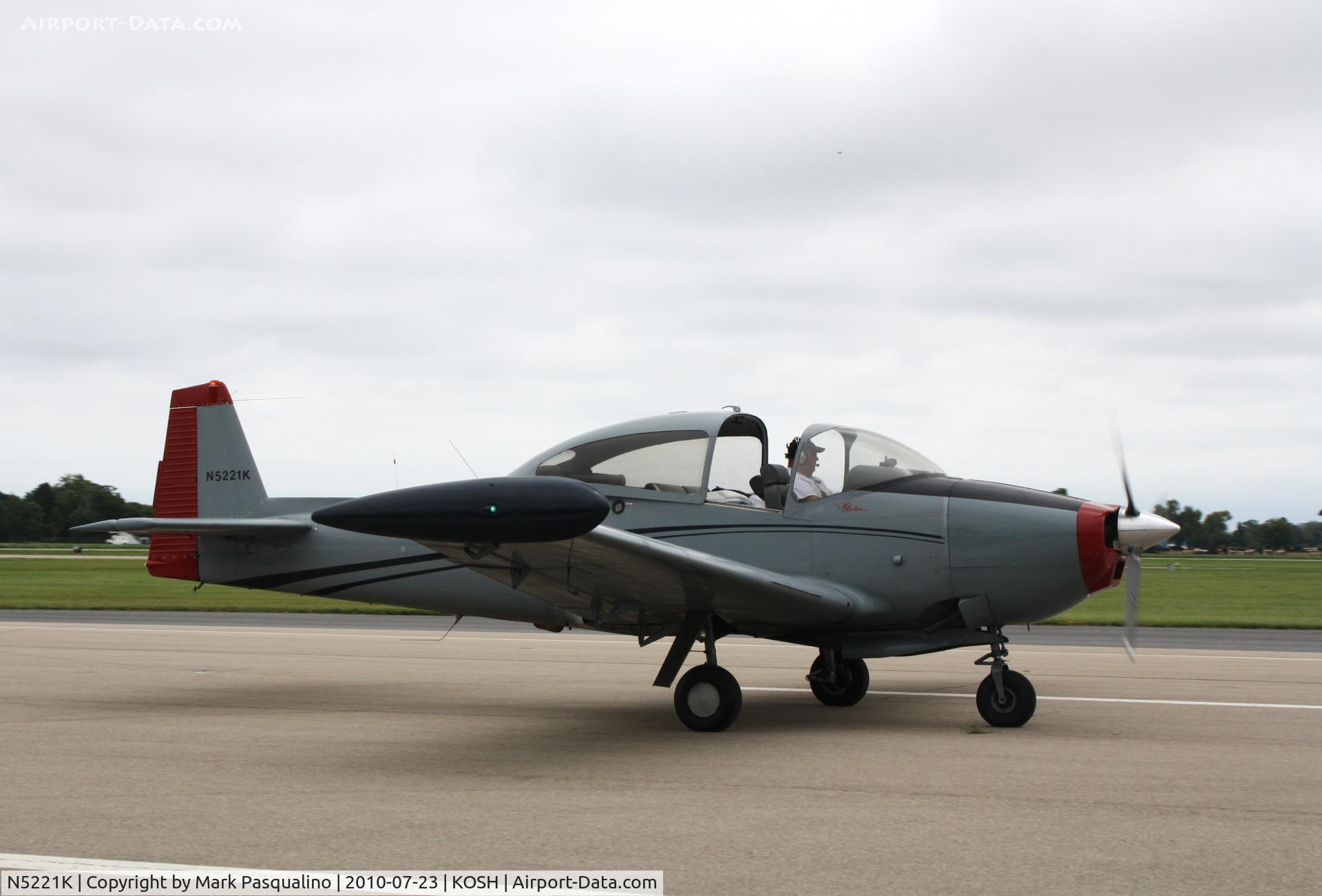 N5221K, 1950 Ryan Navion B C/N NAV-4-2121B, Navion B