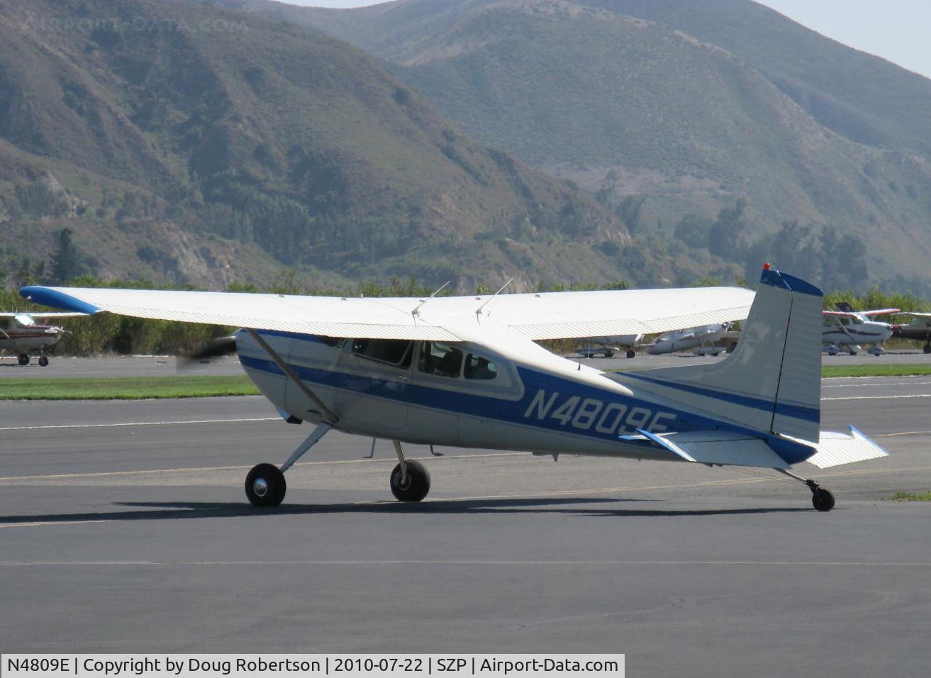 N4809E, 1980 Cessna 180K Skywagon C/N 18053175, Cessna 180K SKYWAGON, Continental O-470-S 230 Hp, taxi