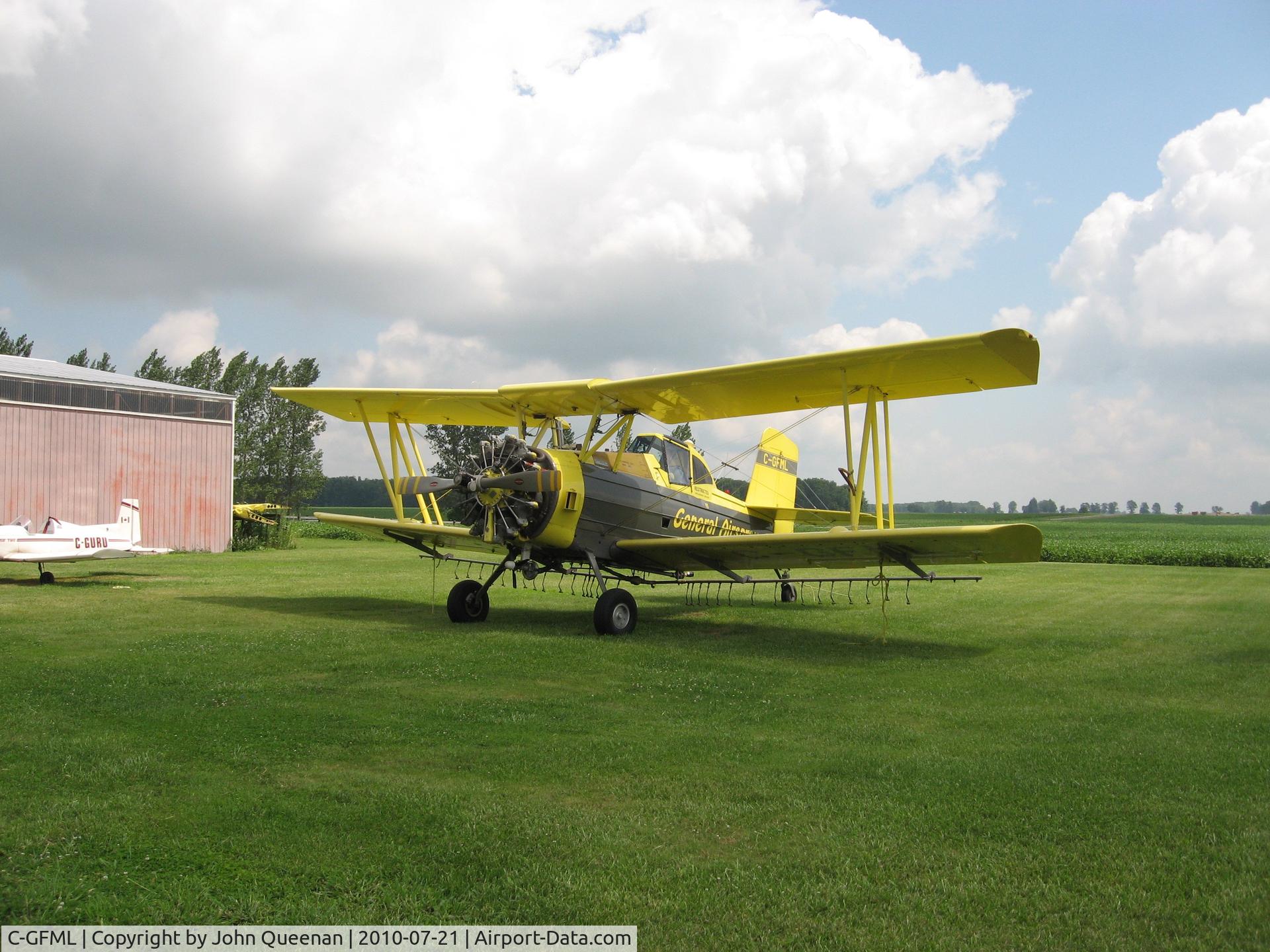 C-GFML, 1975 Schweizer G-164A C/N 1493, Crop Duster out of Lucan Ontario Canada