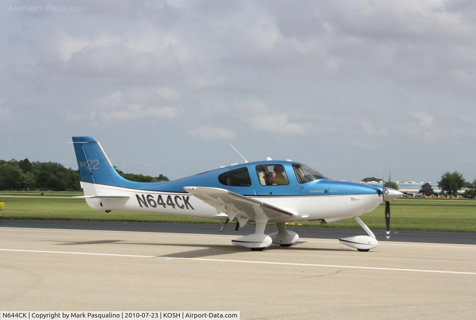 N644CK, 2010 Cirrus SR22 C/N 3644, SR22