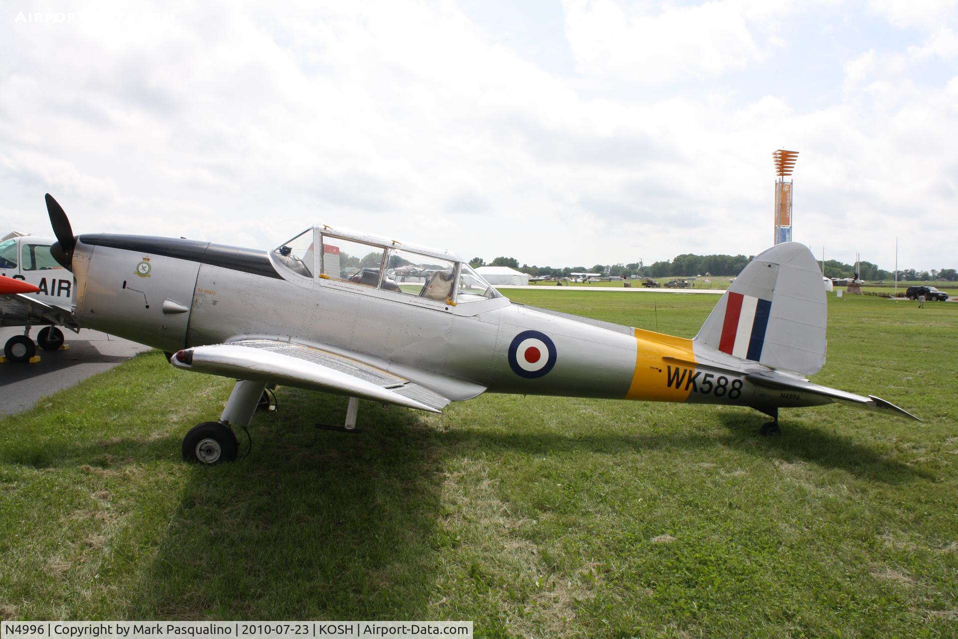 N4996, 1952 De Havilland DHC-1 Chipmunk 22A C/N C1/0611, DH.C1 MK22A
