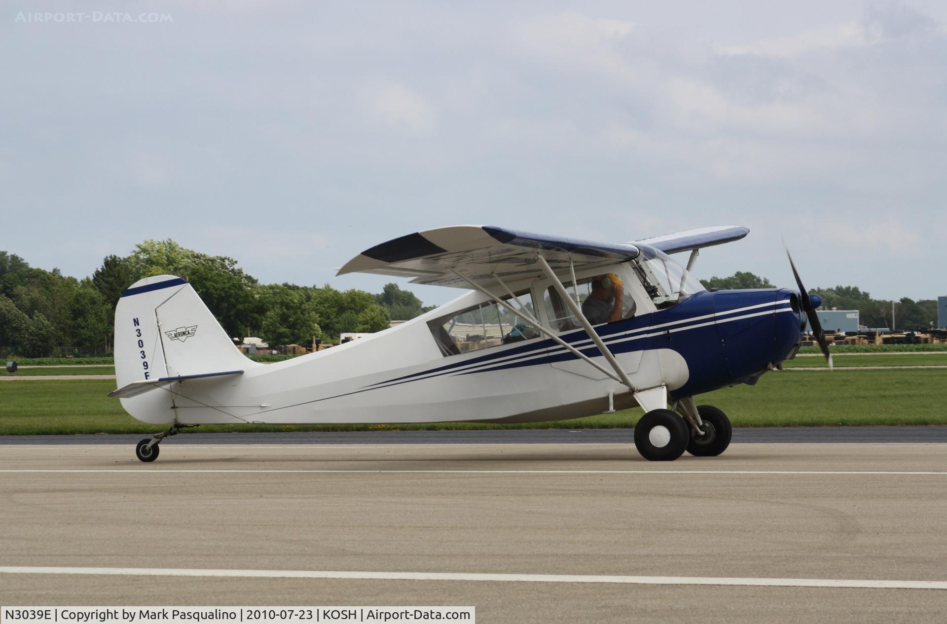 N3039E, 1946 Aeronca 7AC Champion C/N 7AC-6625, Aeronca 7AC