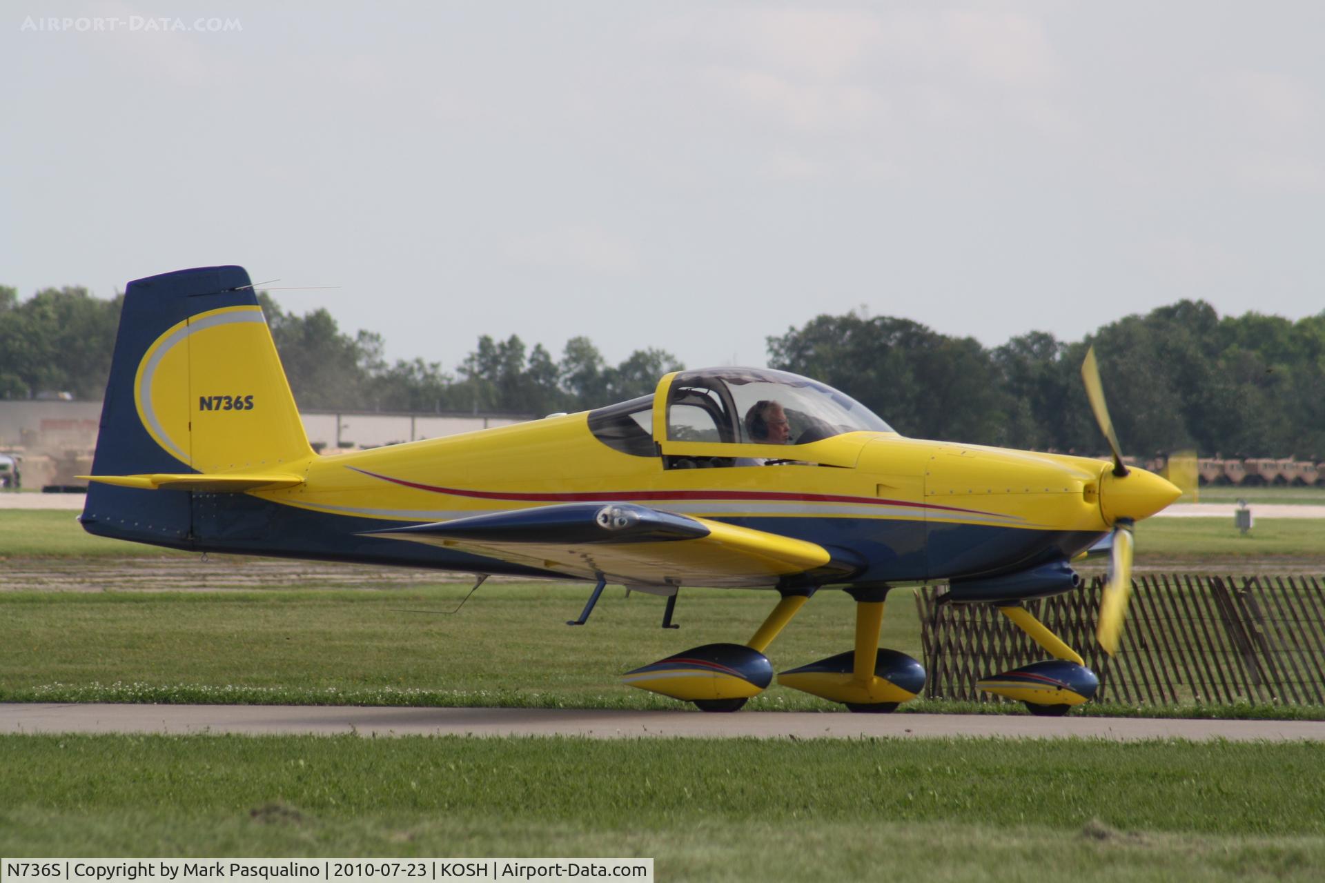 N736S, 2005 Vans RV-7A C/N 70105, RV-7A
