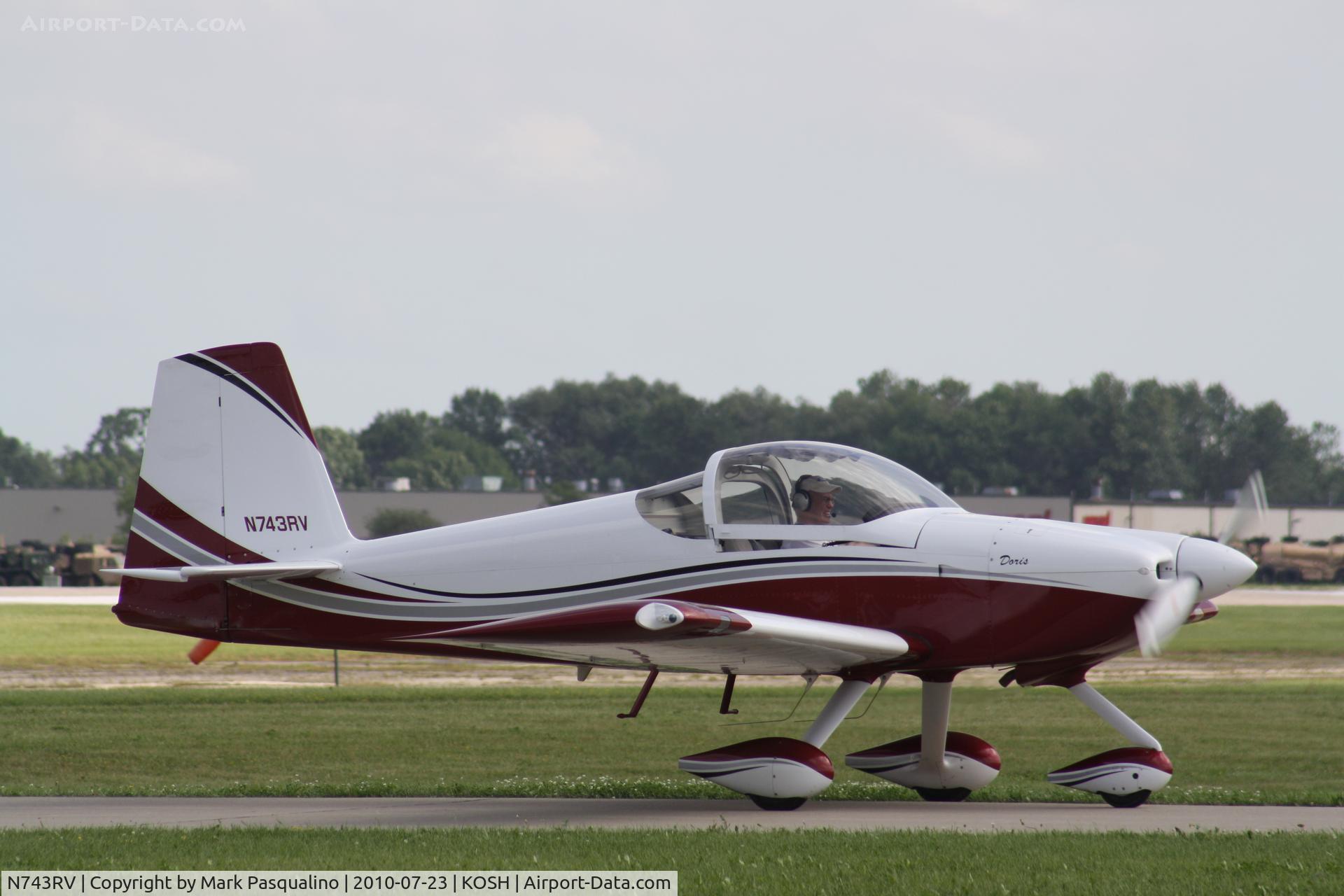 N743RV, Vans RV-7A C/N 70039, RV-7A