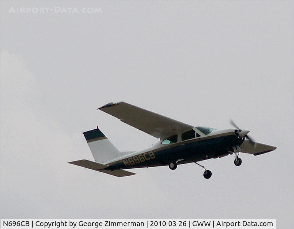 N696CB, Cessna 177RG Cardinal C/N 177RG0333, Departure from home base at Goldsboro-Wayne