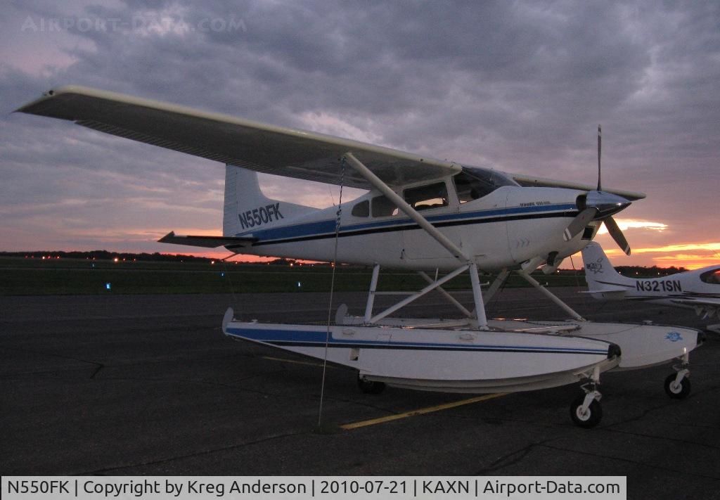 N550FK, 1977 Cessna A185F Skywagon 185 C/N 18503229, Cessna A185F Skywagon on the line.