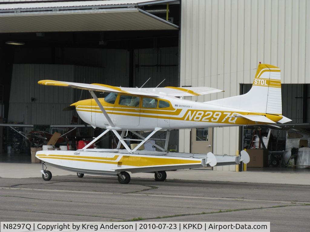 N8297Q, 1978 Cessna A185F Skywagon 185 C/N 18503646, Cessna A185F Skywagon at Park Rapids Avionics.