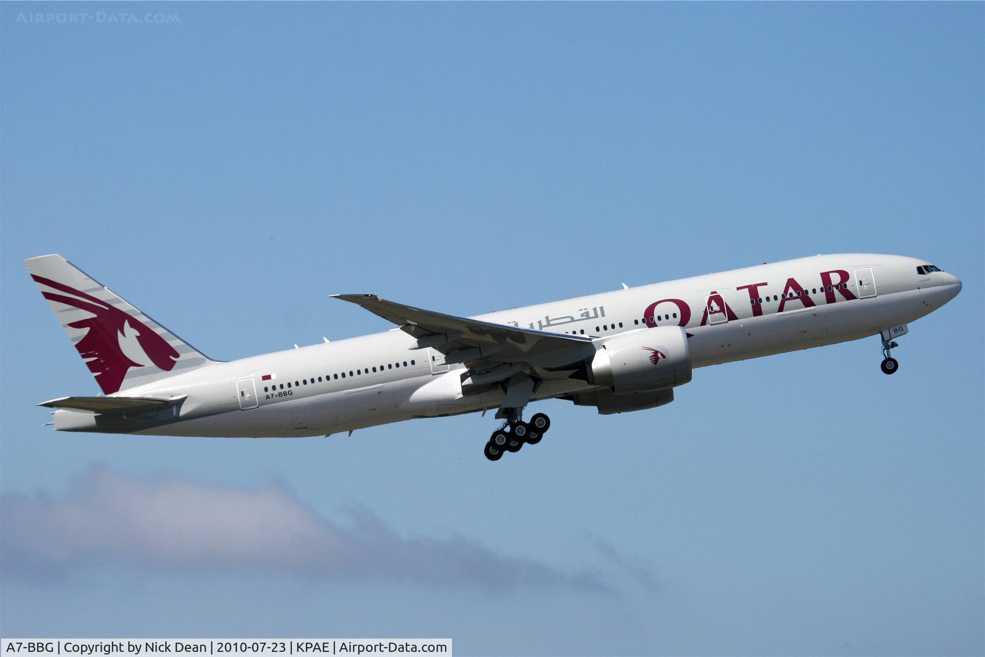 A7-BBG, 2010 Boeing 777-2DZ/LR C/N 36101, KPAE